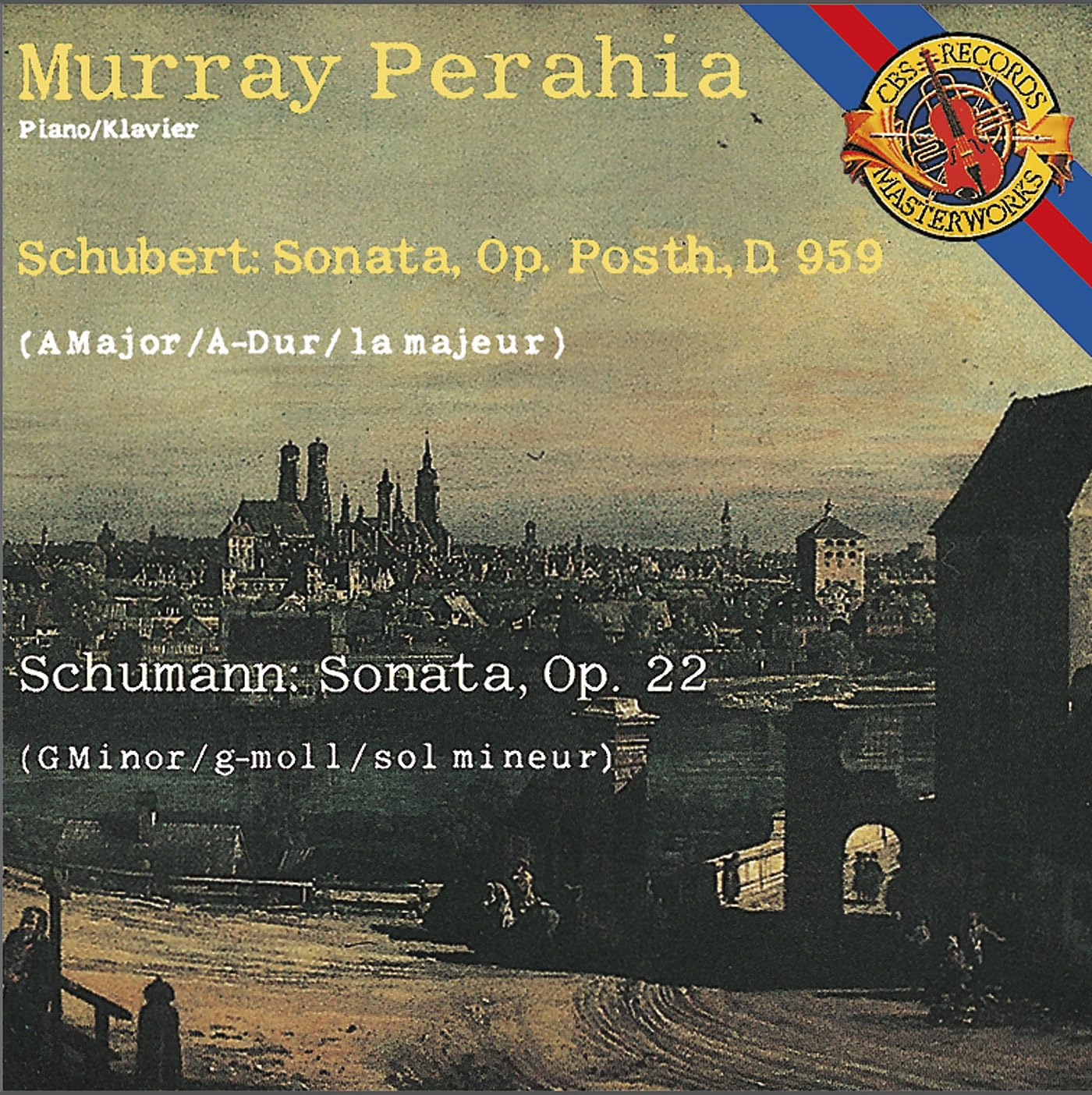 Schubert/Schumann: Piano Sonatas ~ Perahia [Audio CD] Murray Perahia; Robert Schumann and Franz Schubert