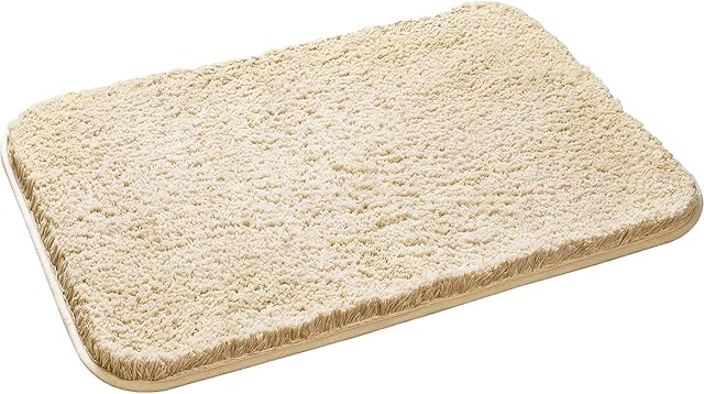 TiRiSMART Rugs Living Room 120x80cm Rugs for Bedroom Area Rugs Washable Soft No Slip Non Shedding Suitable Sofa Coffee Table Hallway Tub Doorways (Beige)