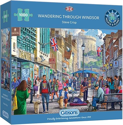 Rompecabezas de 1000 piezas Wandering Through Windsor Rompecabezas de naturaleza Rompecabezas sostenible para adultos Tablero 100% reciclado Rompecabezas de 1000 piezas Wandering Through Windsor Rompecabezas de naturaleza Rompecabezas sostenible para adultos Tablero 100% reciclado