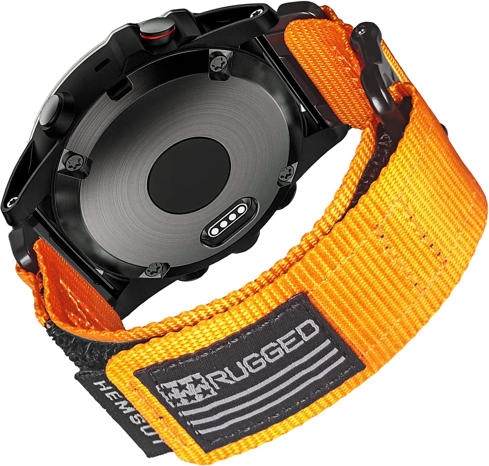 Compatible With Garmin Watch Band, Super Rugged Nylon Sports Strap With Woven Loop Design, For Fenix/Forerunner/Approach/MARQ/Quatix/D2 Series Tough Replacement Band For Men