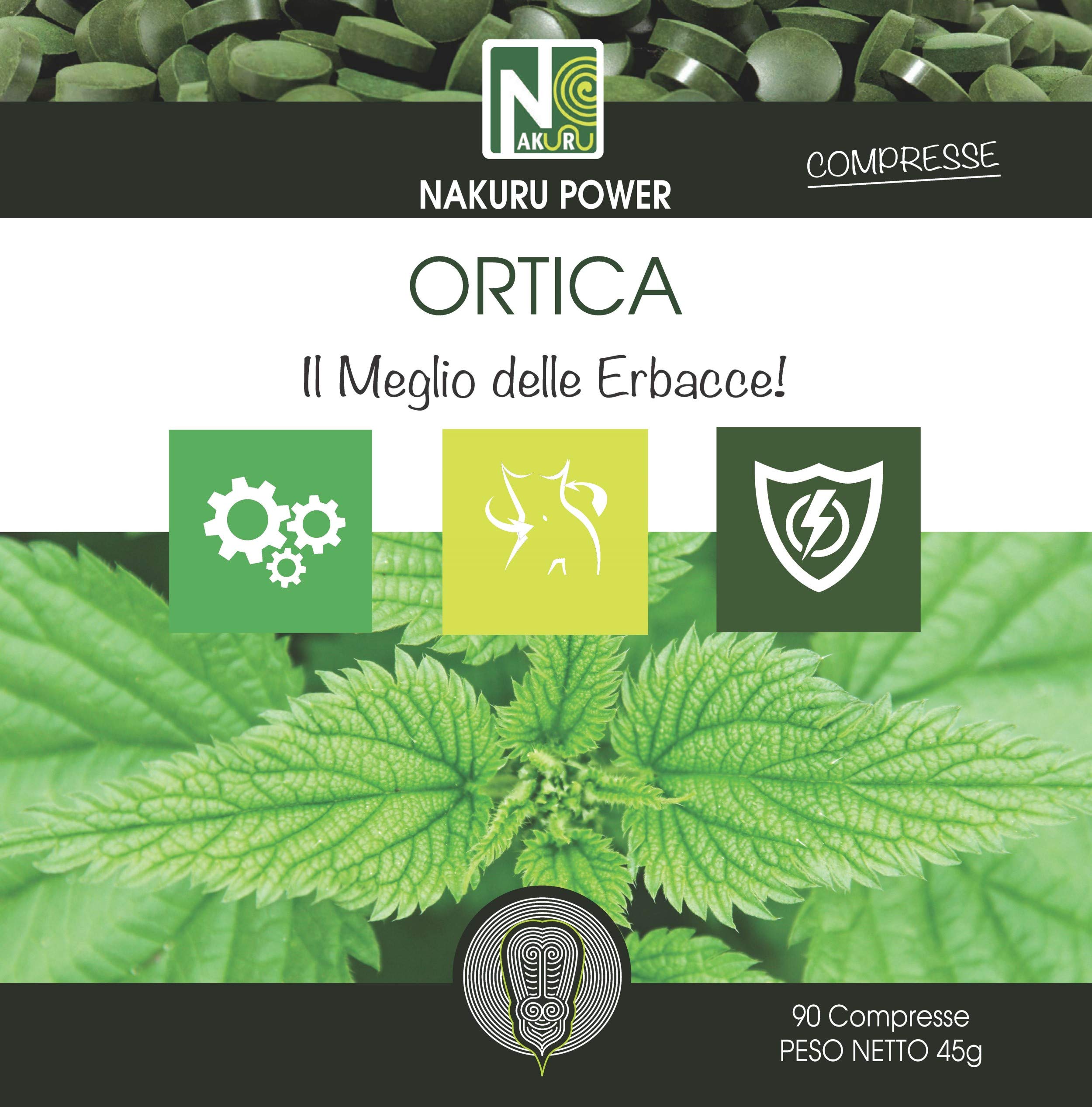 NAKURU | Ortica | 90 compresse da 500mg | Gamma Power | "Il Meglio delle Erbacce!"