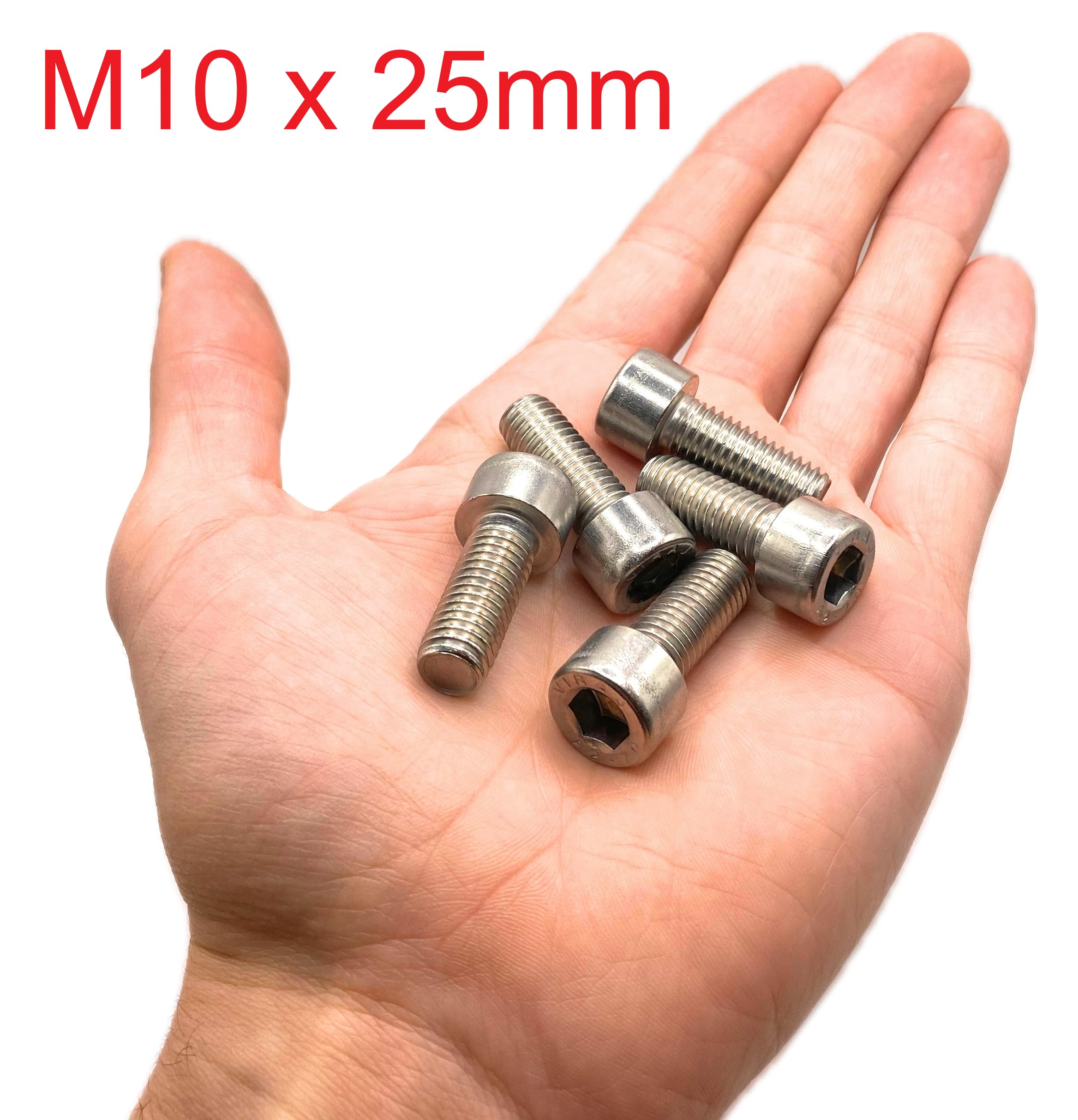 ProRaje, Stainless Steel Screws M10 x 25 mm - Image 2