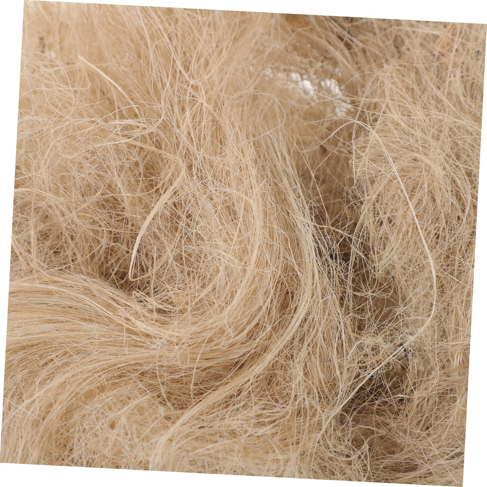 COLLBATH Natürliches Jute Vogelnistmaterial Für Innen- Und Außenbereich Weiches Nistfüllmaterial Für Warme Vogelnester Im Winter Nistkastenzubehör Für Wildvögel Und Papageien