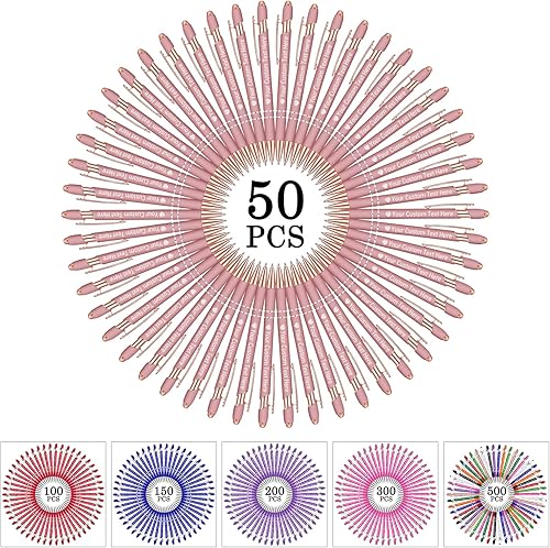 STREADVE 50 bolĂgrafos personalizados con nombre grabado con logotipo, bolĂgrafo de texto, bolĂgrafos personalizados de escritura suave, regalo STREADVE 50 bolĂgrafos personalizados con nombre grabado con logotipo, bolĂgrafo de texto, bolĂgrafos personalizados de escritura suave, regalo