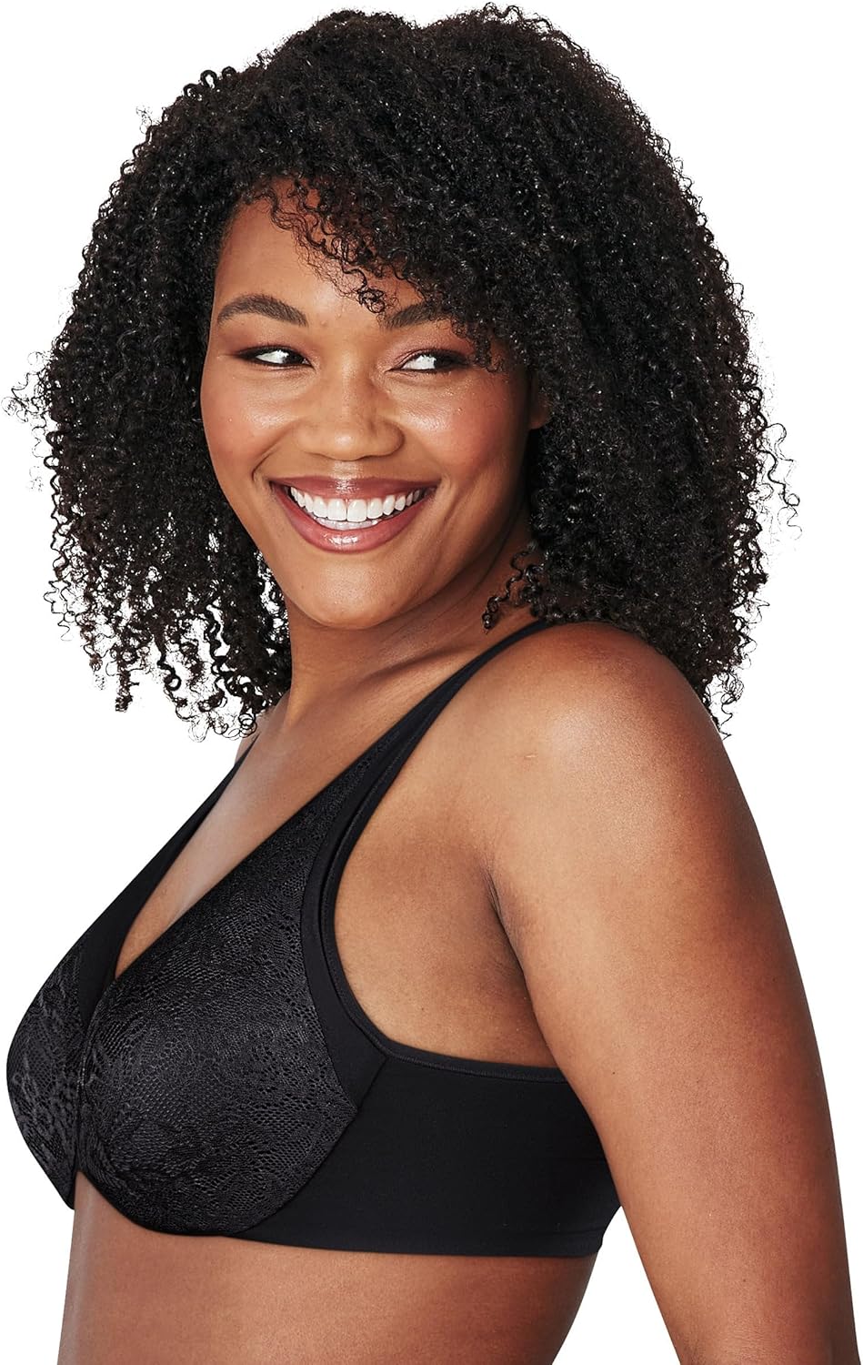 PLAYTEX Secrets Womens Ultra Soft No Poke Dreamwire Underwire Bra, 44DDD, White - Image 2