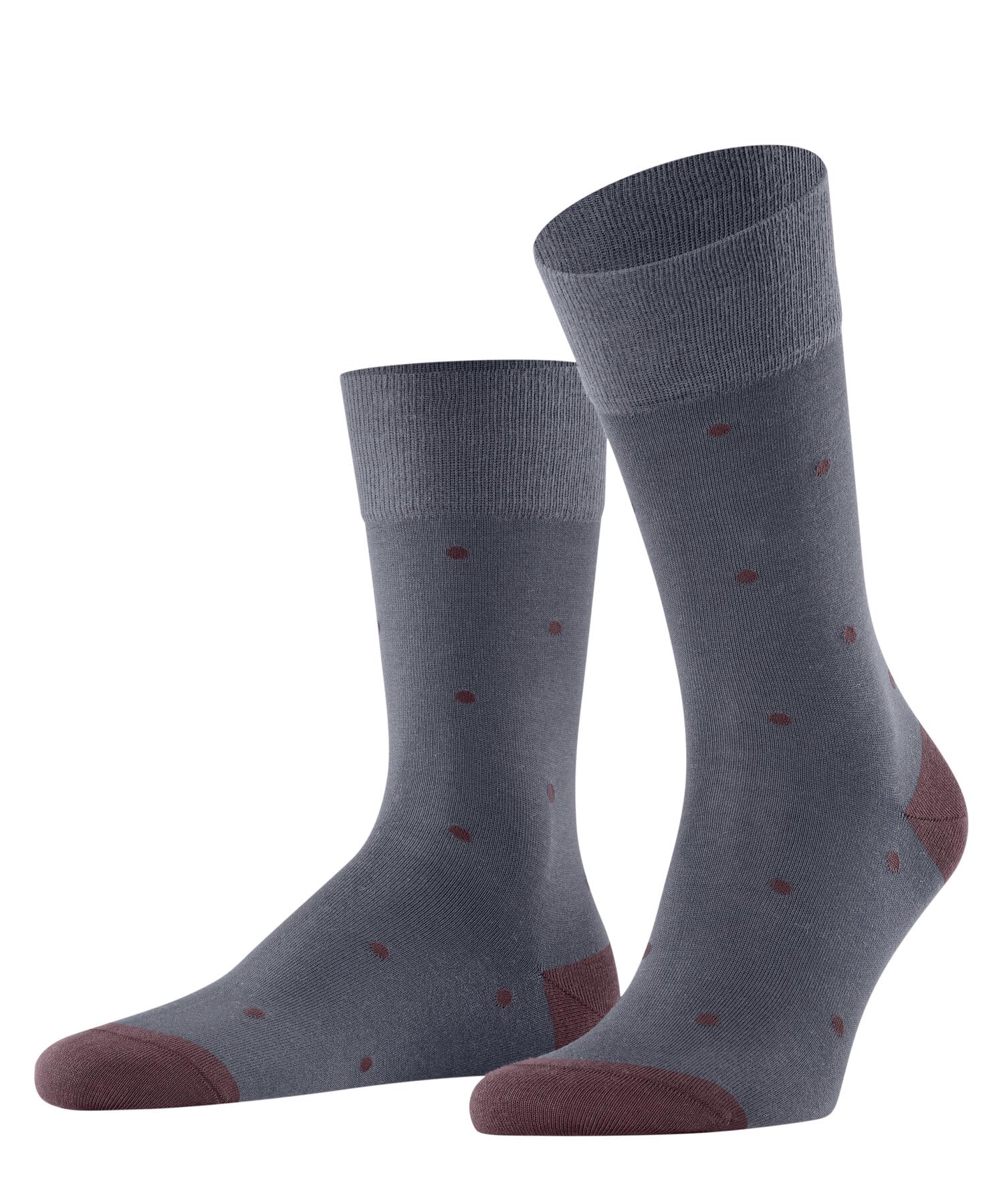 FALKE Men's Dot Socks, Breathable, Crew, Casual or Dress, Polka Dots, 1 Pair