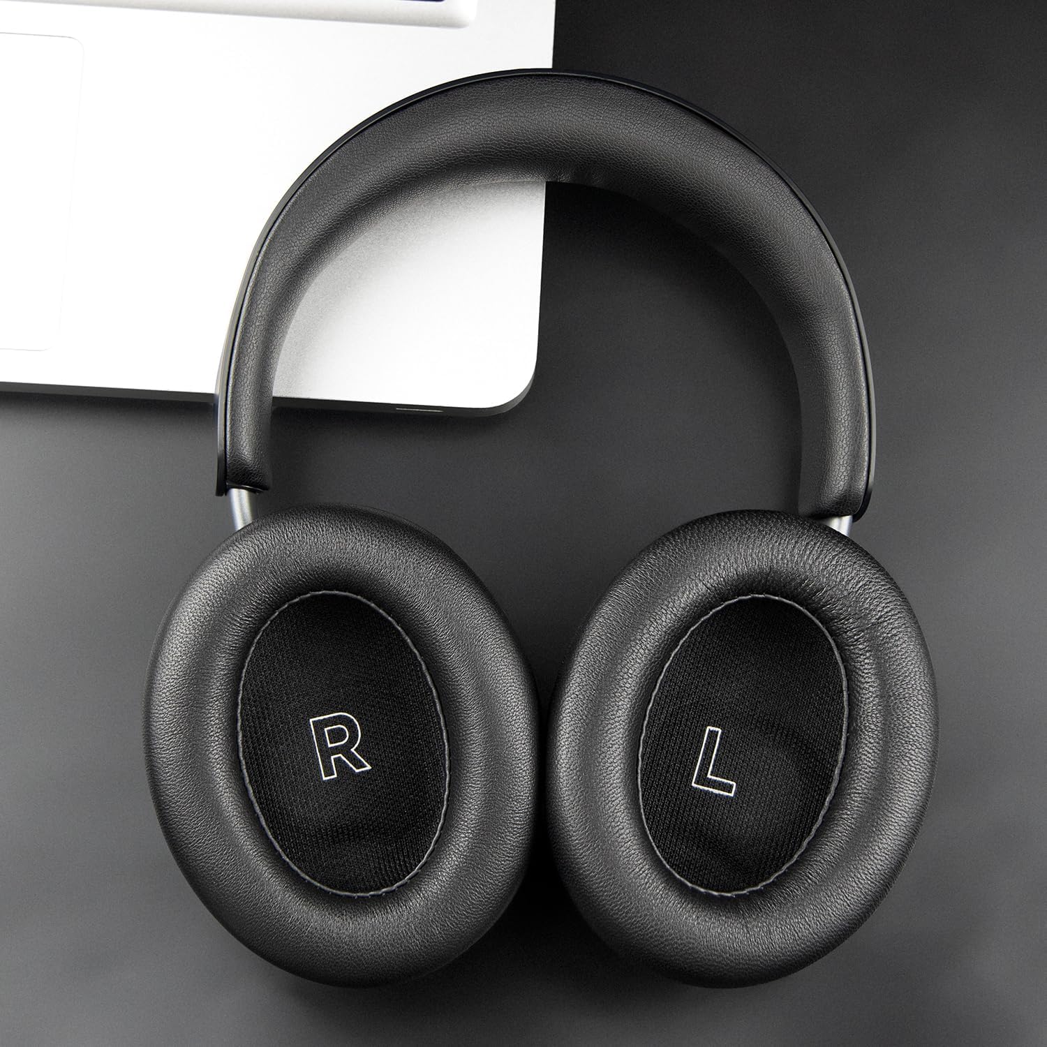 SOULWIT Lambskin Replacement Earpads for Bose QC Ultra/New QuietComfort Ultra(2nd Gen) Wireless Headphones, Ear Pads Cushions with High-Density Noise Isolation Foam - Brilliant Black
