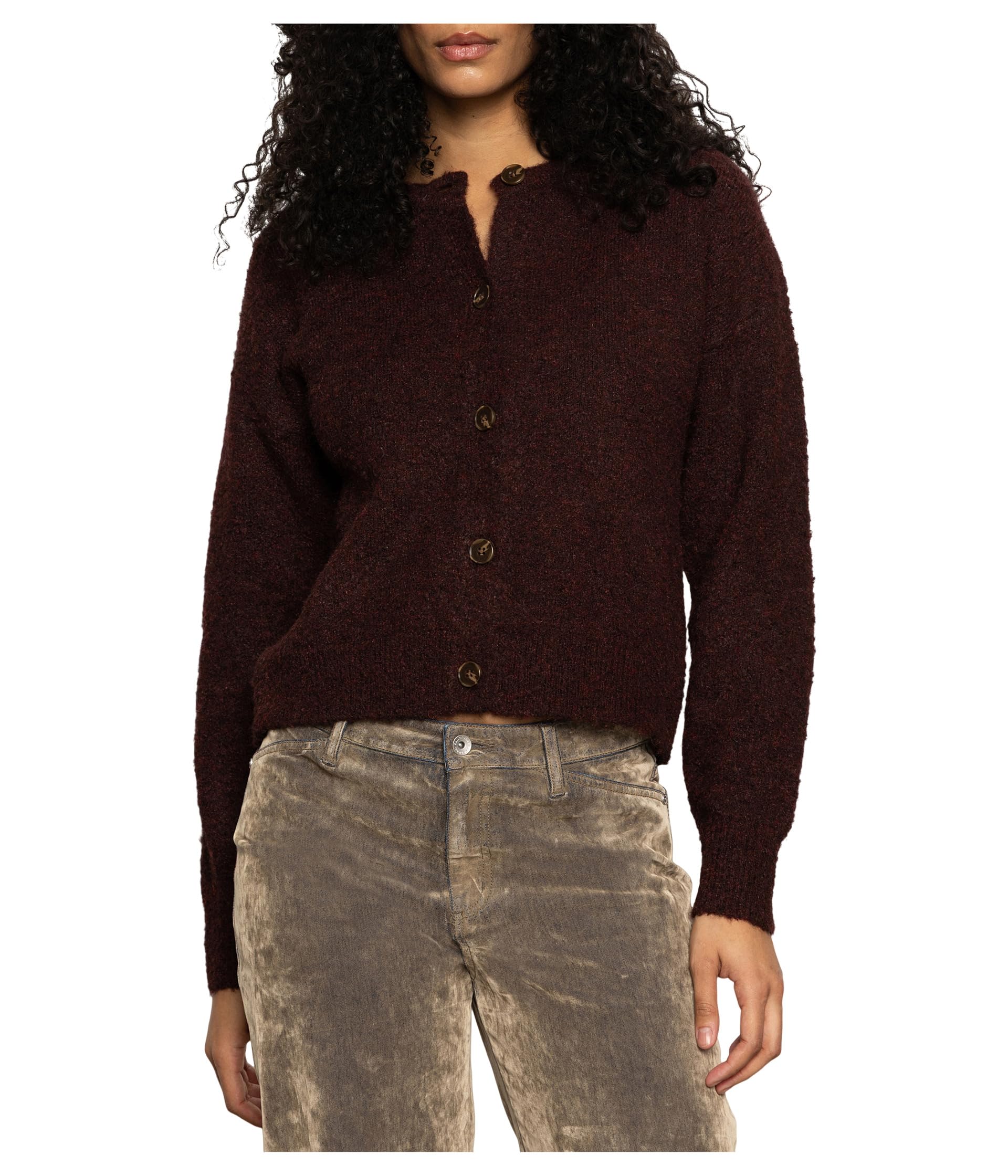 Sanctuary Womens Boucle Cardi