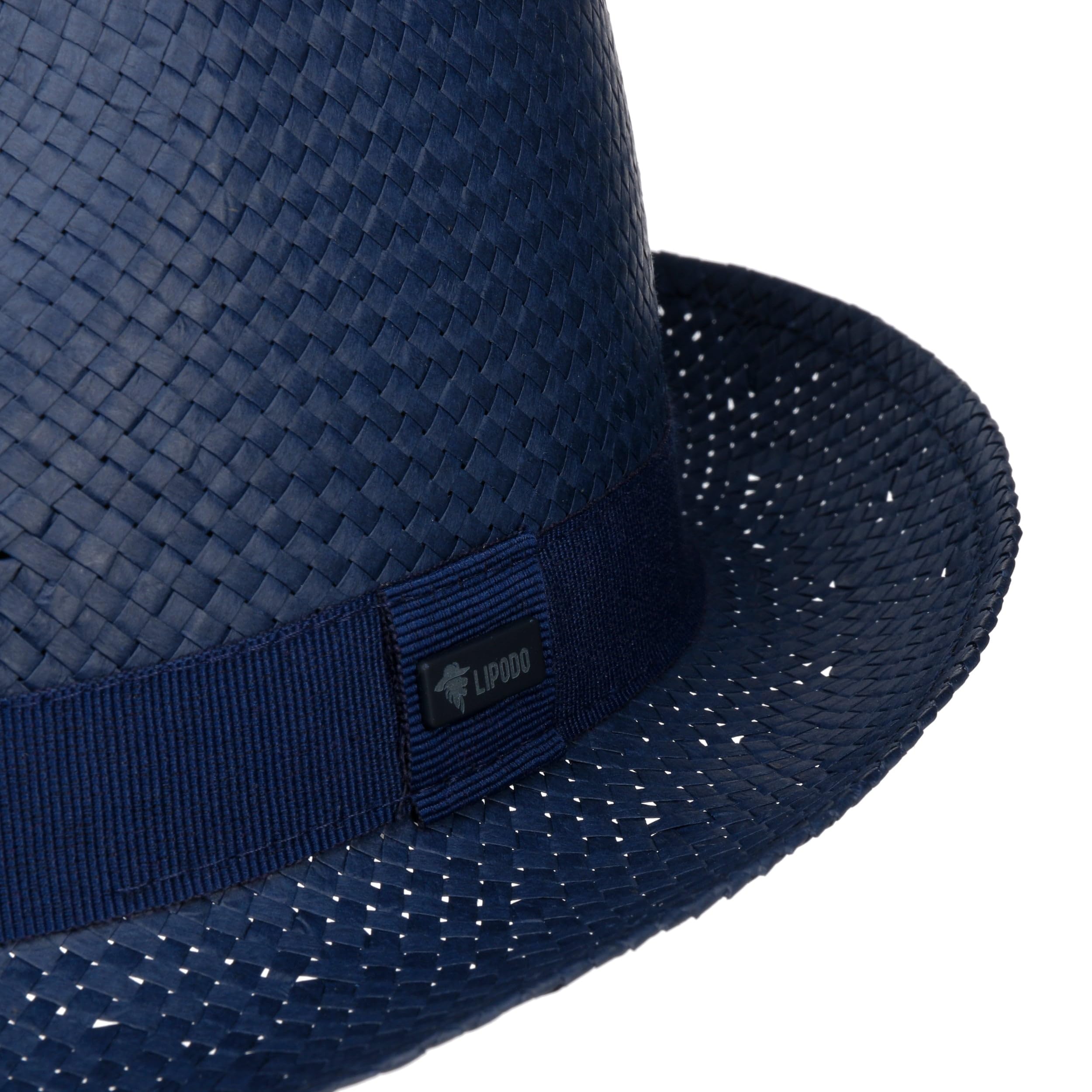 LIPODO Colour City Sombrero Trilby Paja de Papel Banda de grogren Unisex Primavera Verano