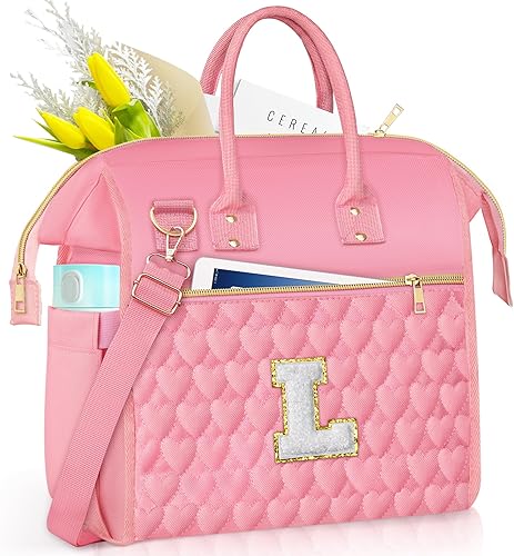 Miniatura 1 de QLOVEA Lonchera grande para mujer, caja enfriadora personalizada de apertura amplia para el trabajo, lonchera portátil aislada con bolsillo lateral,