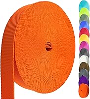 Vista 10 de Correa de nailon de 1 pulgada y 1.5 pulgadas, correa de nailon resistente de 12 yardas, correa duradera para equipo de interior o exterior