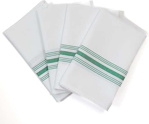 Miniatura 5 de Fabric Textile Products Servilletas Bistro Signature Stripe Servilletas de cena de tela de poliéster duraderas y resistentes a las manchas 18 x