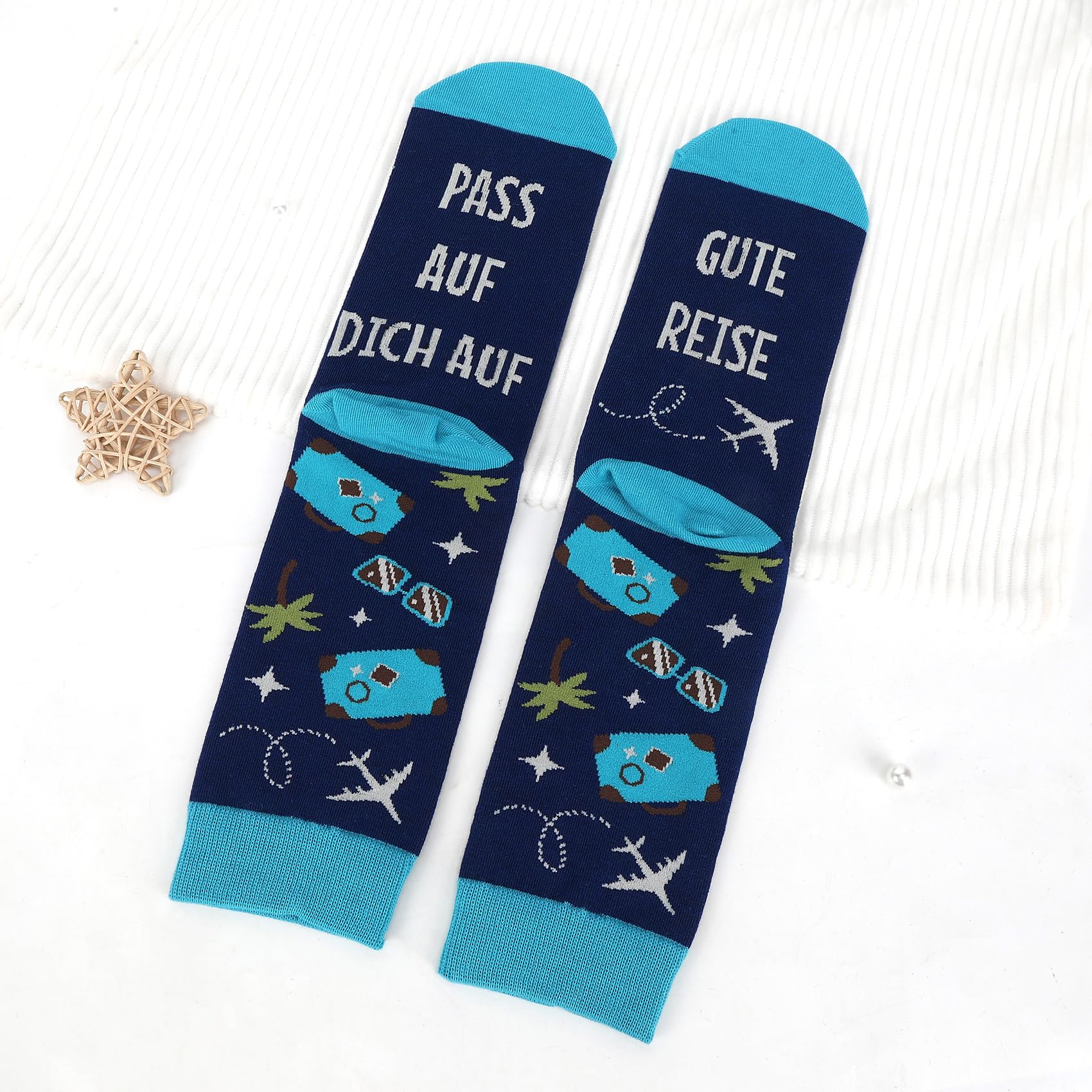 Geschenke für Reisende, Reise Geschenk, Geschenke für Weltenbummler, Auslandsjahr Abschiedsgeschenk, Geschenk Reiseliebhaber Weihnachtsgeschenke Geburtstagsgeschenk Reisende Socken