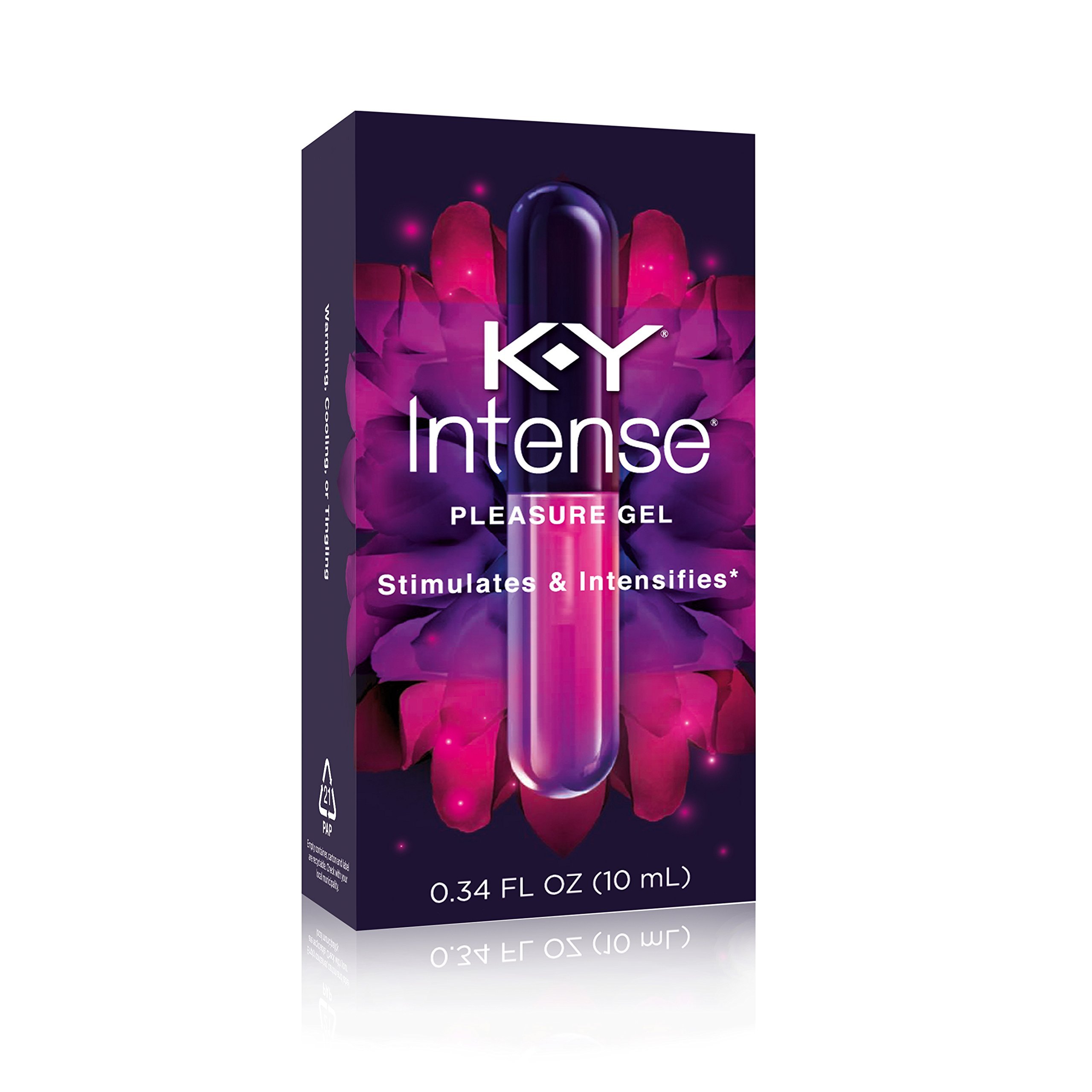 Female Arousal Gel For Her, K-Y Intense Arousal Gel Intensifies Orgasms For Her, 0.34 Ounce, Stimulation for Woman
