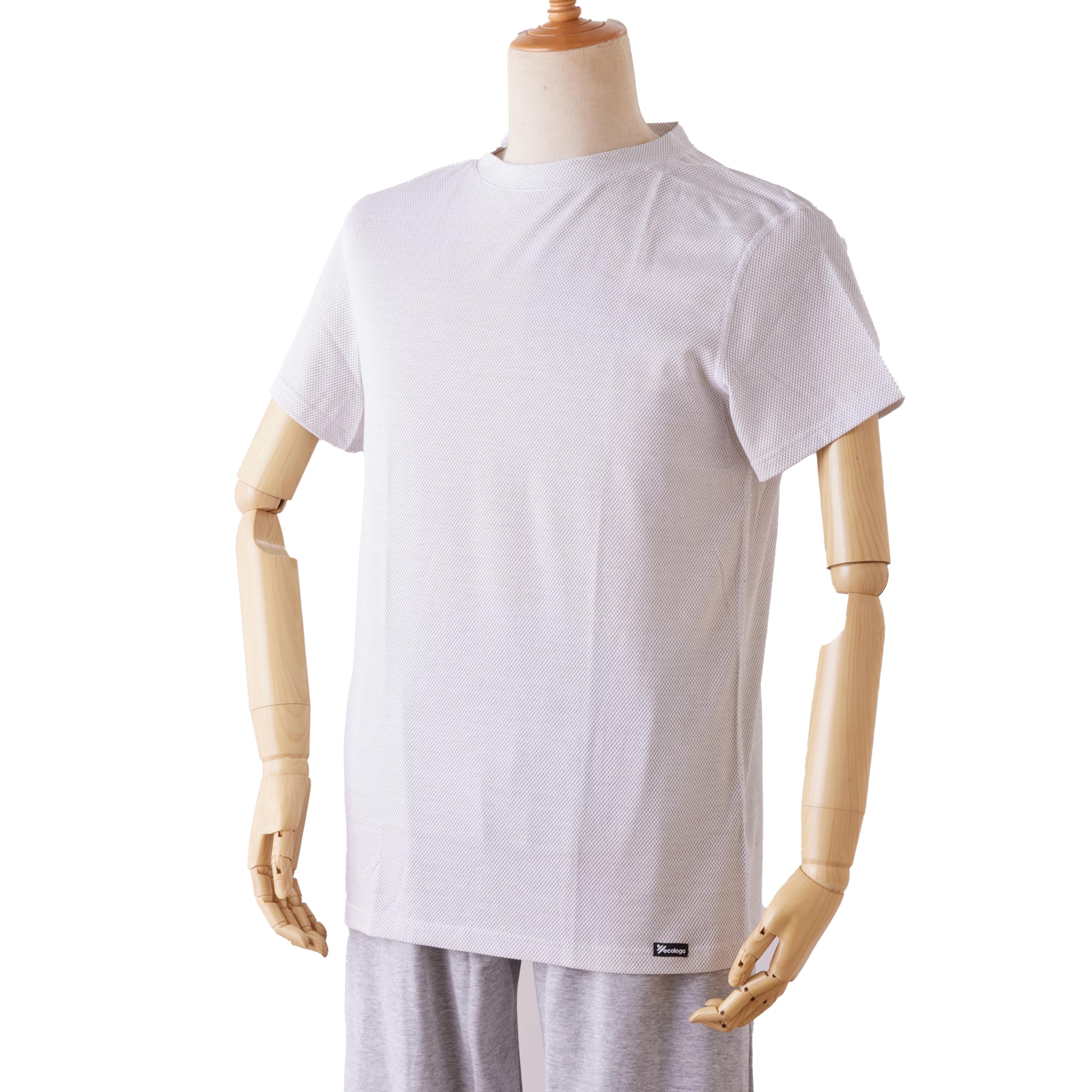 Amazon.co.jp: [ecologa] 男性用 電磁波シールド Tシャツ AW202Men-M