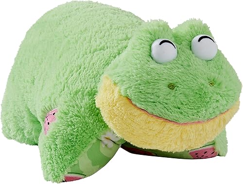 Pillow Pets Almohada de peluche con aroma a rana sandía dulce, 1 unidad (paquete de 1), color verde