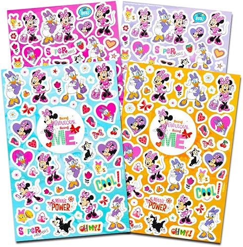 Miniatura 5 de Disney Juego de calcomanías para niñas, paquete con más de 750 calcomanías de Disney con princesas, Minnie Mouse, Frozen y más  Calcomanías de