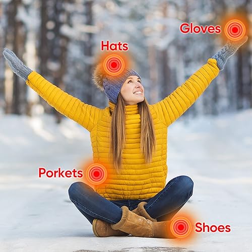 Miniatura 4 de VOLCANO Disposable Hand Warmers - X-Large Economic Bulk 40-Pack - Air Activated, Lasts 16 Hours for Use in Camping, Hiking, Fishing, Hunting,