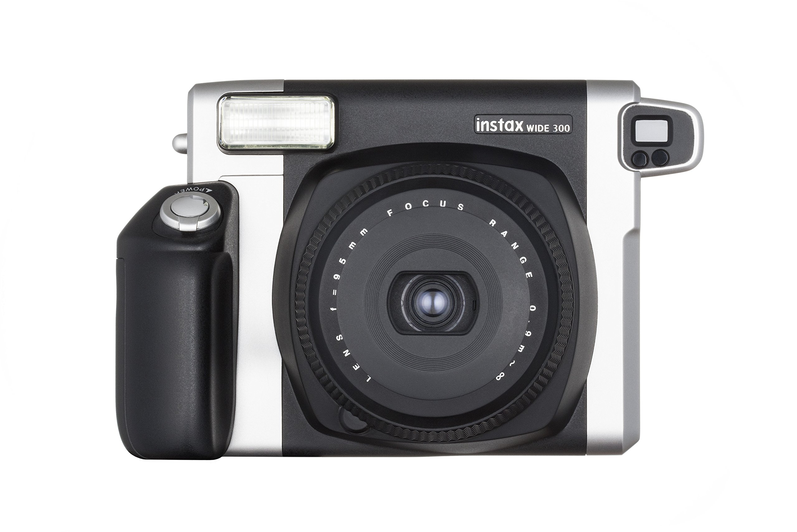 Fujifilm Instax Wide 300 Fotocamera Istantanea, per Foto Formato 62x99 mm, Nero/Argento
