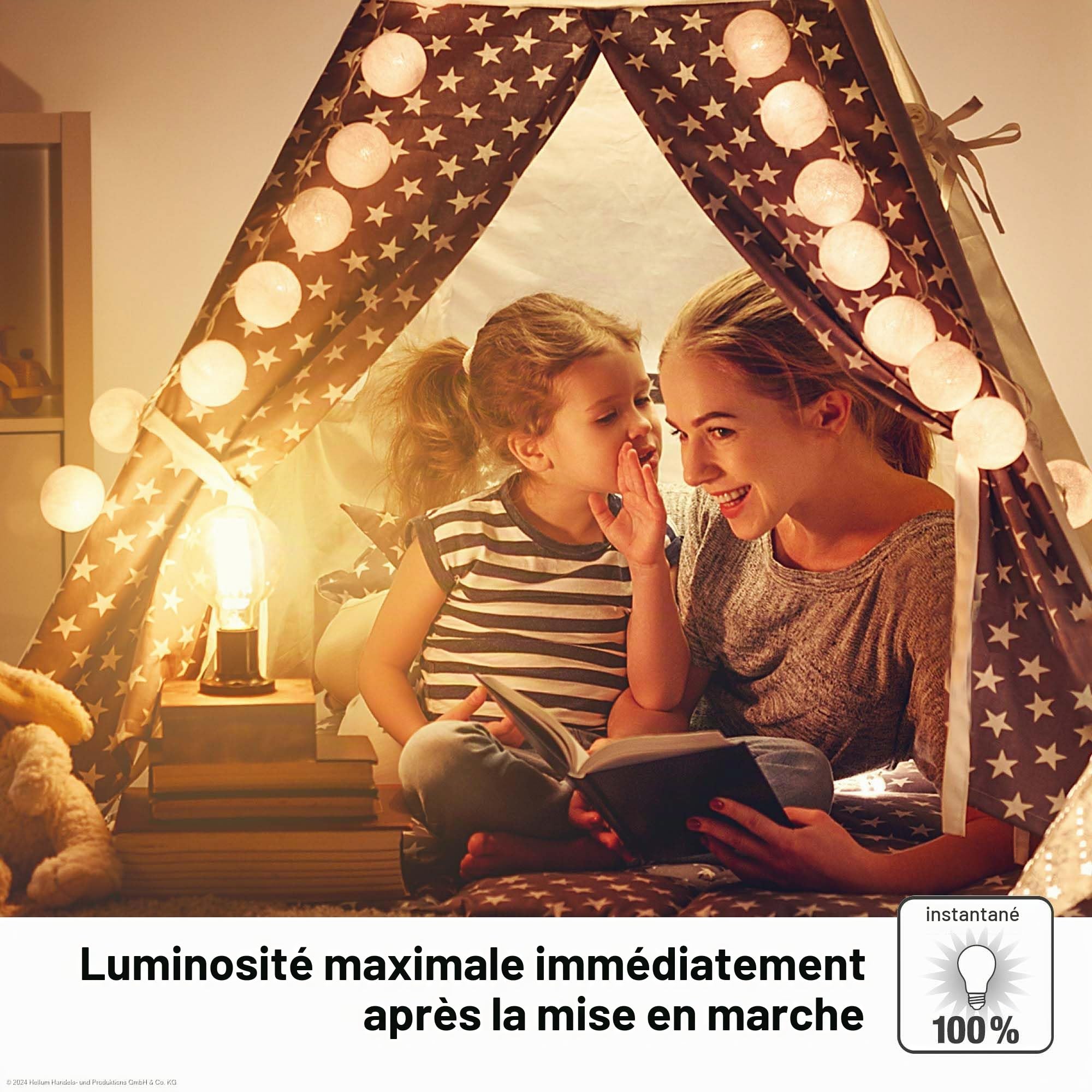 Hellum 206500 Lot de 5 ampoules LED E27 à intensité variable 4,5 W blanc chaud avec filament LED 470 lumens E27 Vintage Ampoule LED remplace une ampoule de 40 W Blanc chaud 2700 K Transparent