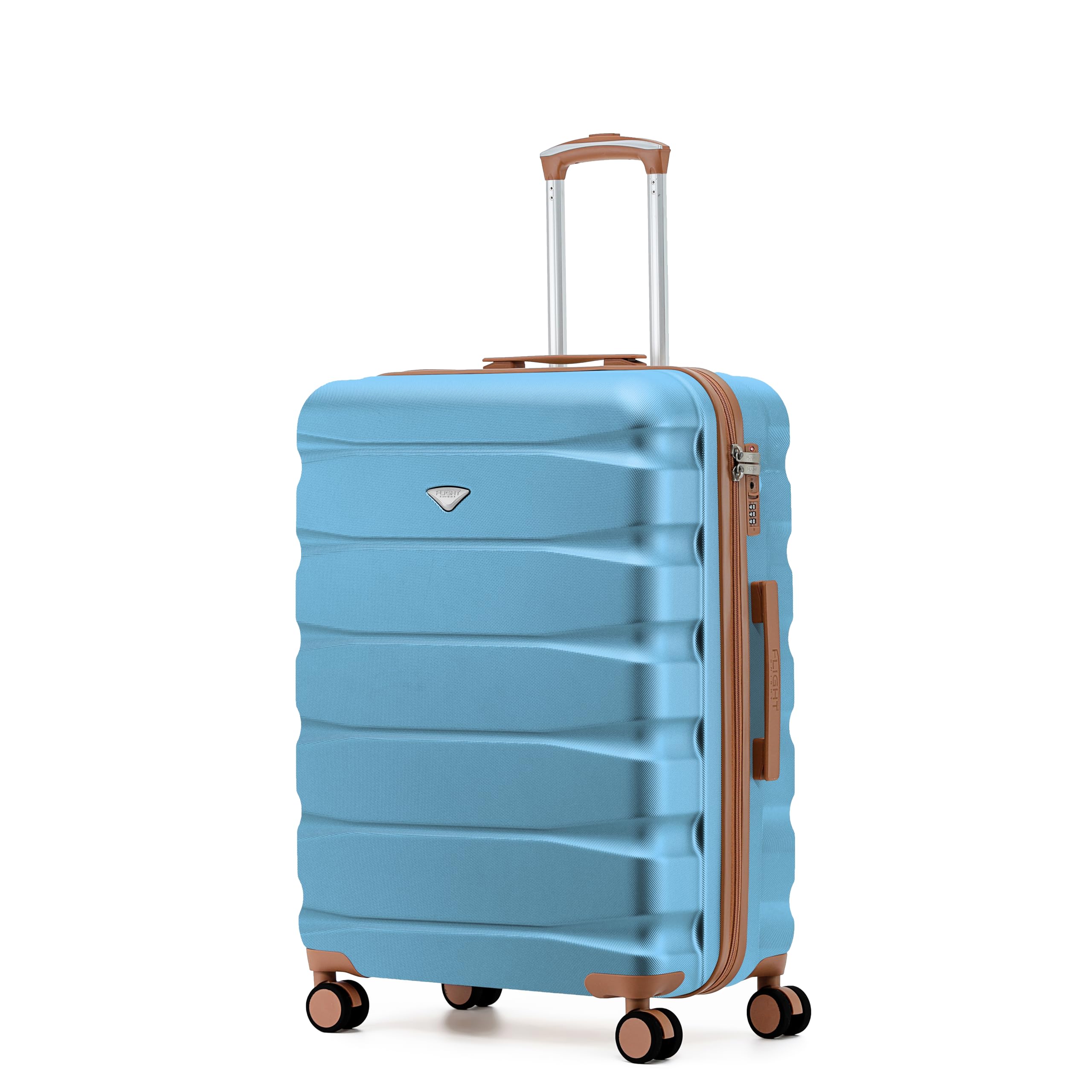 Flight Knight Underseat Cabin Suitcase 45x36x20cm | Free Hand Luggage for EasyJet & Wizz Air | Lightweight ABS Hard Shell with 8 Silent-Glide Spinner Wheels | Max Space Travel Bag — view 133