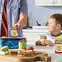 Vista 9 de Mott's Paquete Variado de Puré de Manzana Sin Azúcar Añadido, 4 Sabores – Manzana, Fresa, Canela y Arándano, Hecho de Fruta Real, Sin Sabores