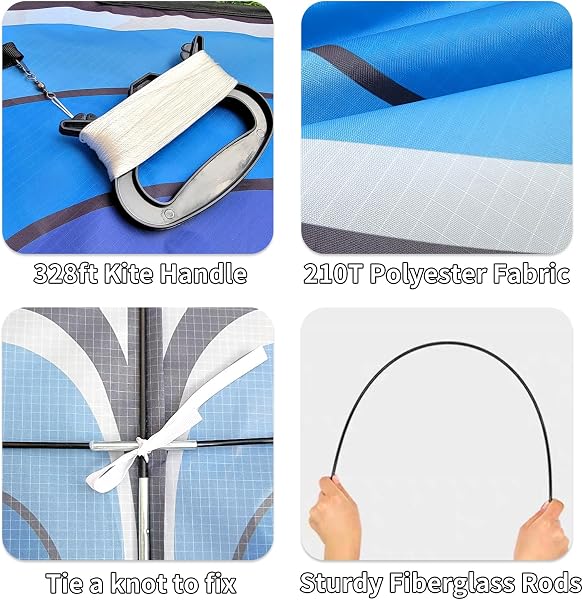 Simxkai Delta Kite for Kids and Adults, Easy to Fly for Beginners - 5