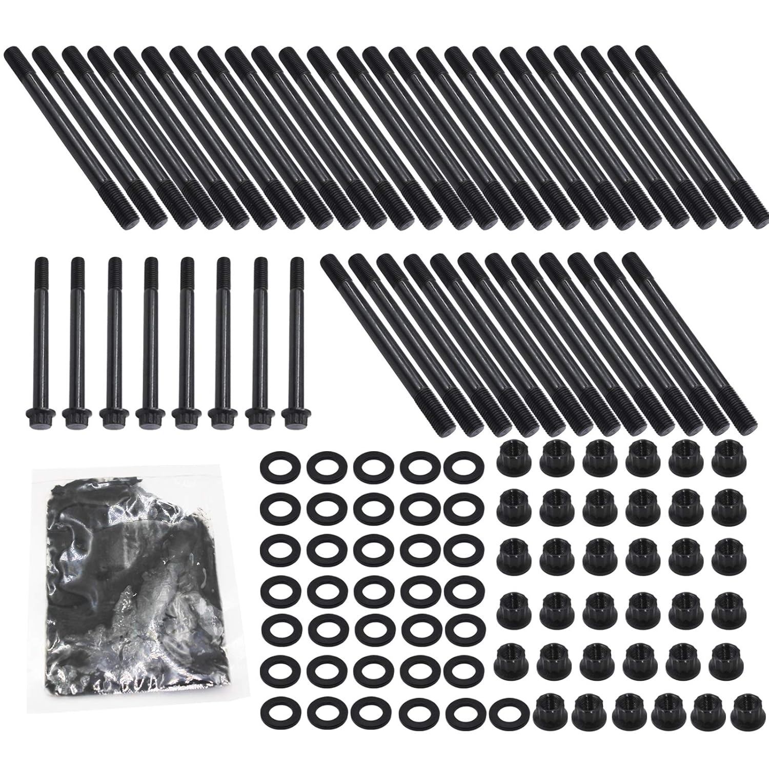230-4201 6.6L Duramax Head Stud Kit Replacement for GM 6.6L Diesel Duramax LB7 LLY LBZ LMM LML 2001 2002 2003 2004 2005 2006 2007 2008 2009 2010 2012 2013 2016 by LAFORMO