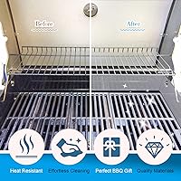 Vista 4 de Blackstone - Kit de limpieza de parrilla de 16 piezas, ladrillos de piedra de limpieza de parrilla de alta resistencia con asa, almohadillas