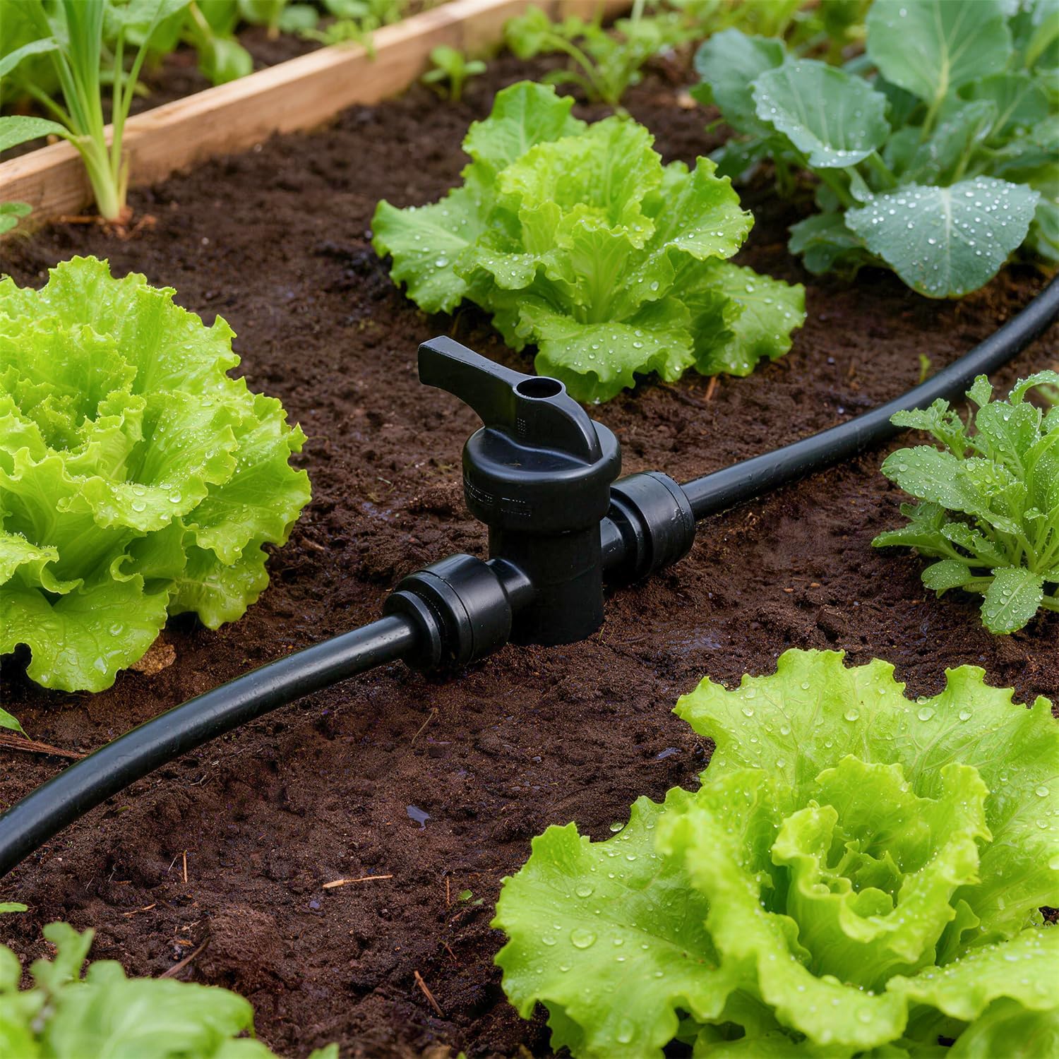 RedChili 12 valvole di intercettazione universali in linea per irrigazione a goccia da 1/4", raccordi per tubi a goccia da 1/4", raccordi senza perdite per collegamento del sistema di irrigazione a