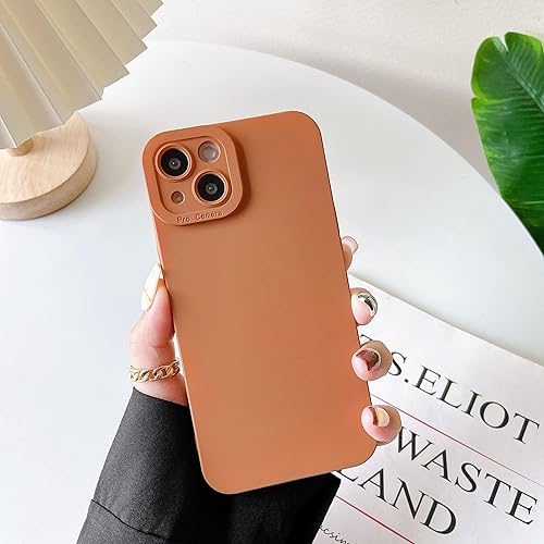 Miniatura 33 de DEFBSC Compatible con iPhone 14 Pro, funda de silicona líquida, funda protectora para cámara, protección de cuerpo completo de goma de gel, cubierta