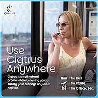 Vista 4 de Cigtrus Inhalador para Dejar de Fumar Sin Nicotina, Sin Humo, Alivio Natural de los Antojos y Reemplazo de Hábitos para Fumadores y Vapeadores