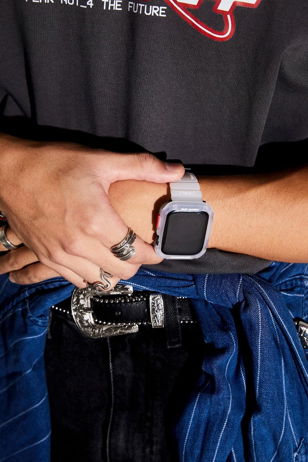 SKRM SKINARMA KURONO Watch case Compatible with Apple Watch 44/45MM (Blue)