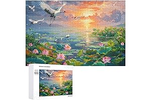 Feng Shui Lotuses Flower Blooming Puzzles for Adults: The Risk it Takes to Bloom