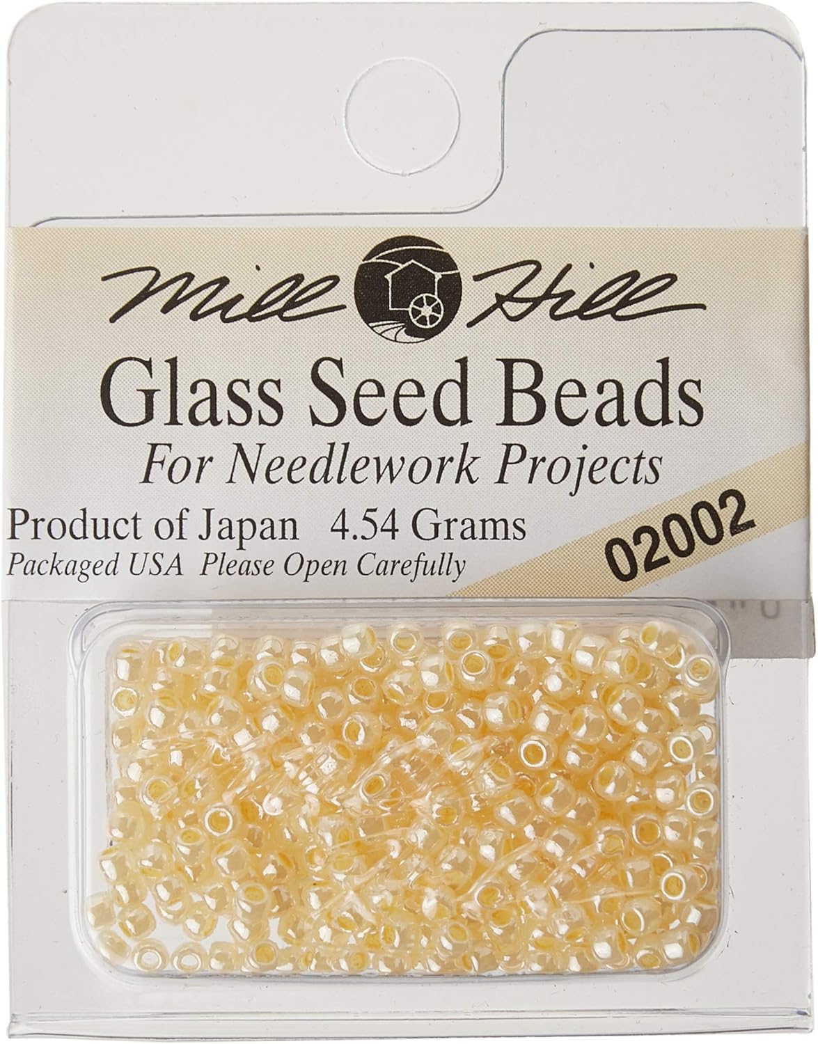 Mill Hill Glass Seed Beads, Yellow Creme