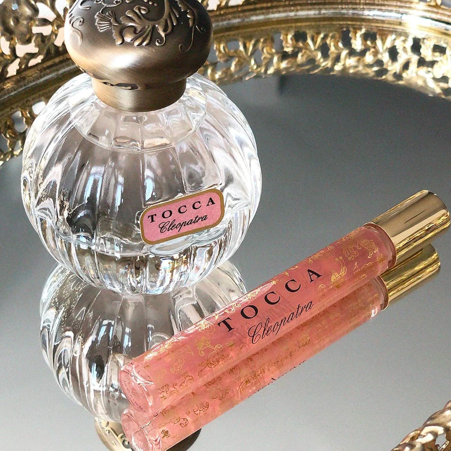 Tocca Cleopatra Perfume Set for Women, 100 ml (3.38 oz) + 10 ml (0.34 oz) - Warm Floral, Grapefruit, Jasmine, Vanilla Musk ($172 Value) - Image 5