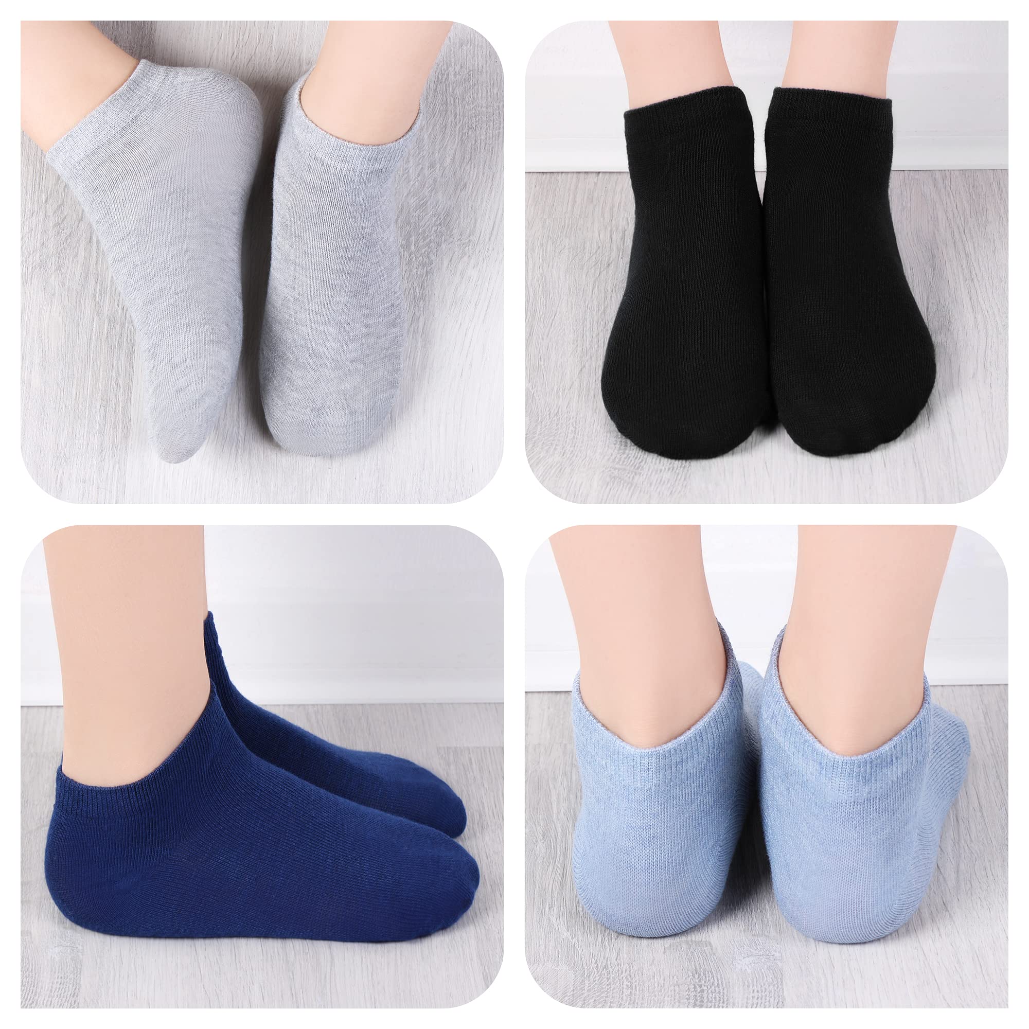 Libella 12 Paia Calzini sneaker bambino ragazzi calzini sneaker bambino colorati 2116VA