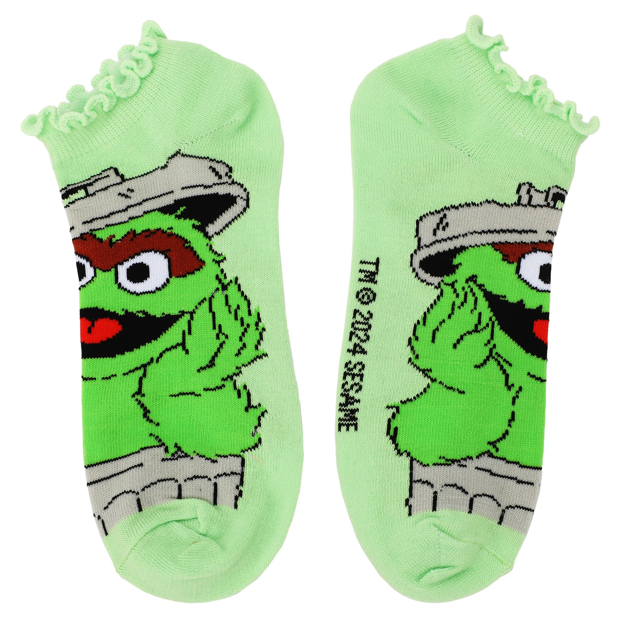 Bioworld Sesame Street Character & Logo Chaussettes 5 paires de chaussettes pour femme - OSFA, Personnages de Sesame Street, taille unique