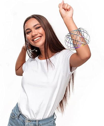 Miniatura 8 de Digital Energy Juguete educativo cinético de primavera - Multi sensorial interactivo 3D en forma de anillo de flujo ()