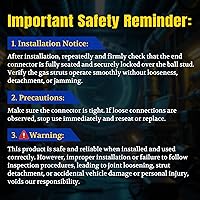 Vista 8 de ARANA Puntales de escotilla trasera para Dodge Grand Caravan 2008-2020, amortiguadores de puerta trasera, soporte de elevación para Chrysler Town