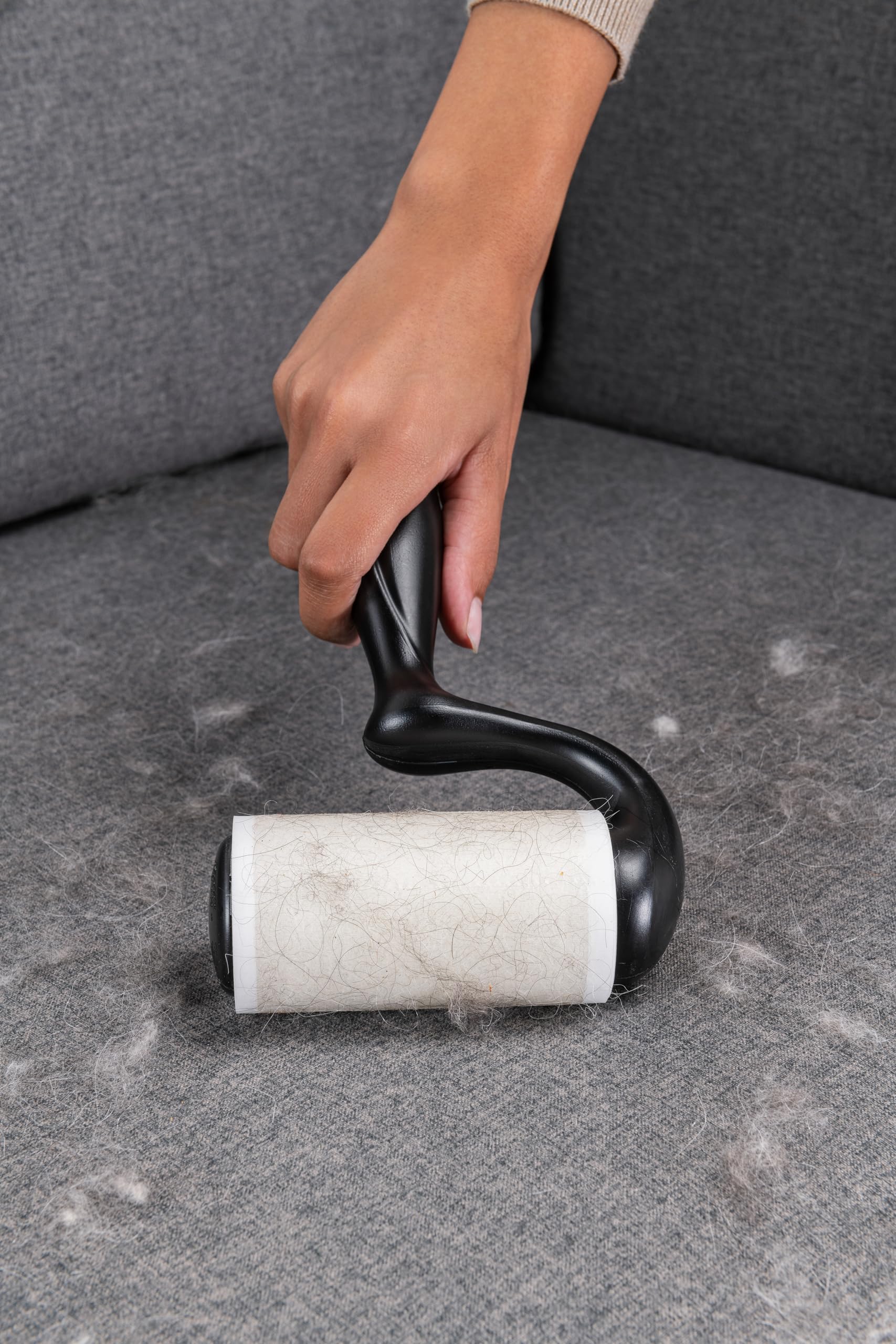 Scotch-Brite Rullo Levapelucchi Extra Adesivo per Animali, Grandi Superfici + 4 Ricariche (48 Fogli per Rullo)