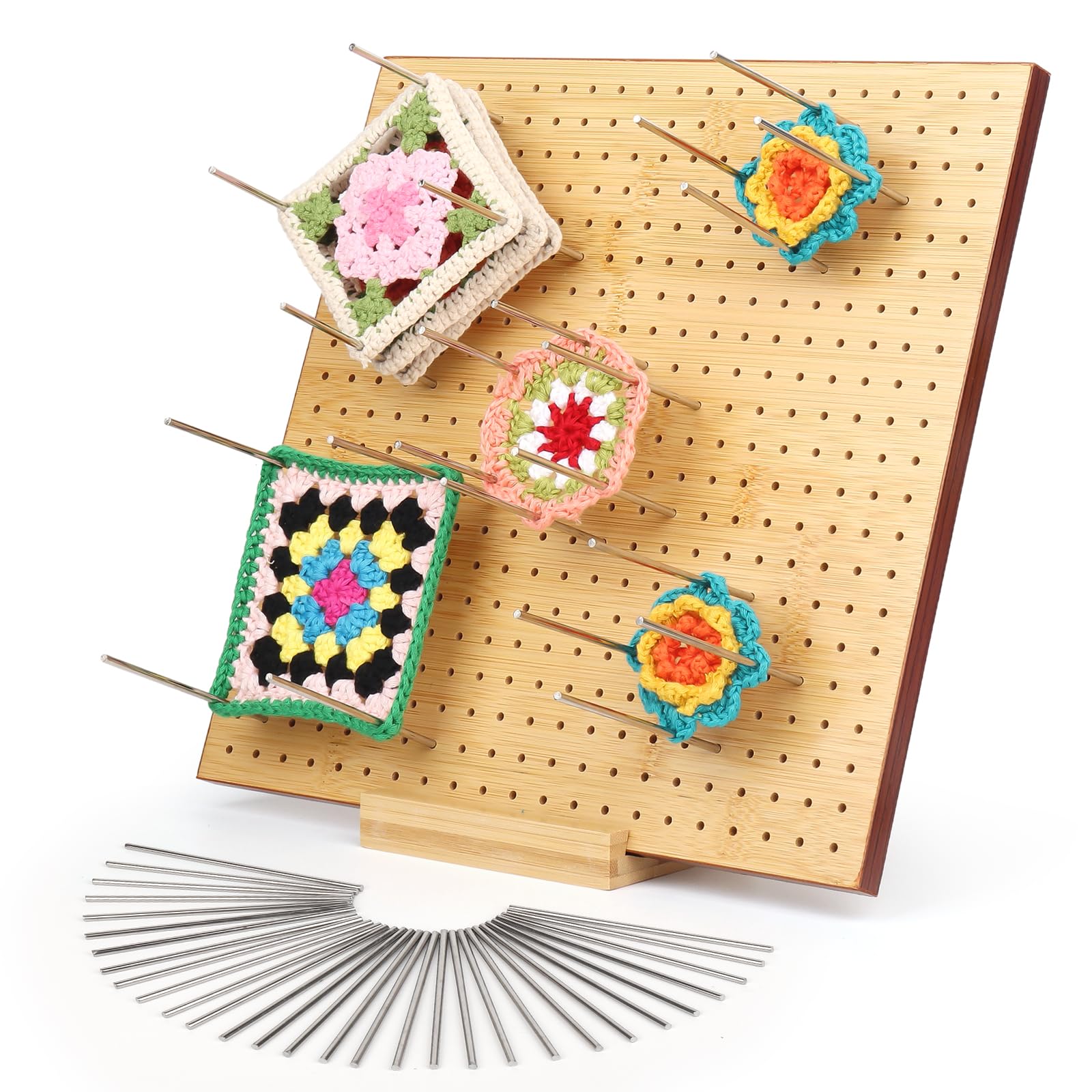 Broches De Tige En Acier Inoxydable, Planche De Blocage, Chevilles Métalliques, Outils De Tricot Au Crochet, Accessoires De Couture, Fournitures Artisanales Pour La Fixation, 12 Pièces