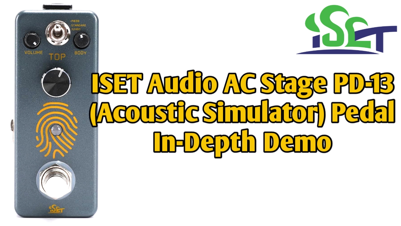 Amazon.com: Iset finger print accoustic guitar simulator pedal for