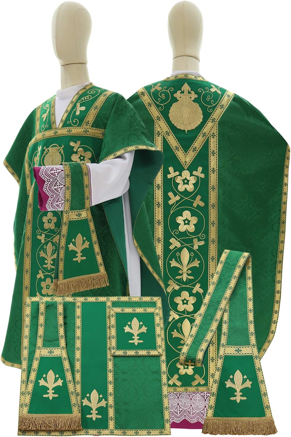 Green Chasuble "St. Philip Neri" Vestment F782Z25 (green