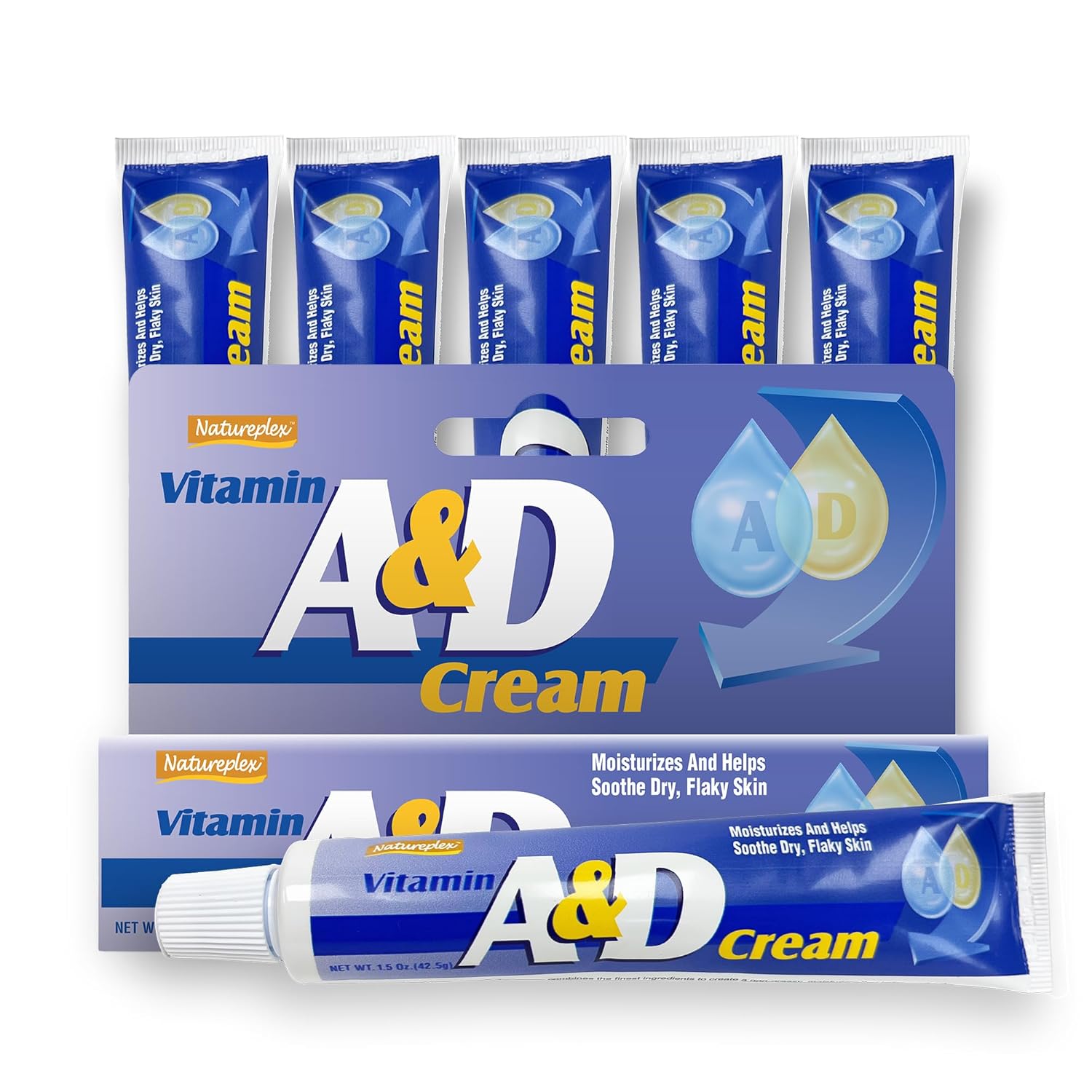 Natureplex A&D Cream 1.5 oz (6 Pack) – For Diaper Rash and Skin Irritation – Made in USA Natureplex A&D Cream 1.5 oz (6 Pack) – For Diaper Rash and Skin Irritation – Made in USA