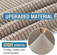 Vista 379 de H.VERSAILTEX 2025 New Sectional Couch Covers 8 Pieces Stretch Sofa Covers for Sectional Sofa Set Separate L Shaped Couch Cover for Both Left/Right