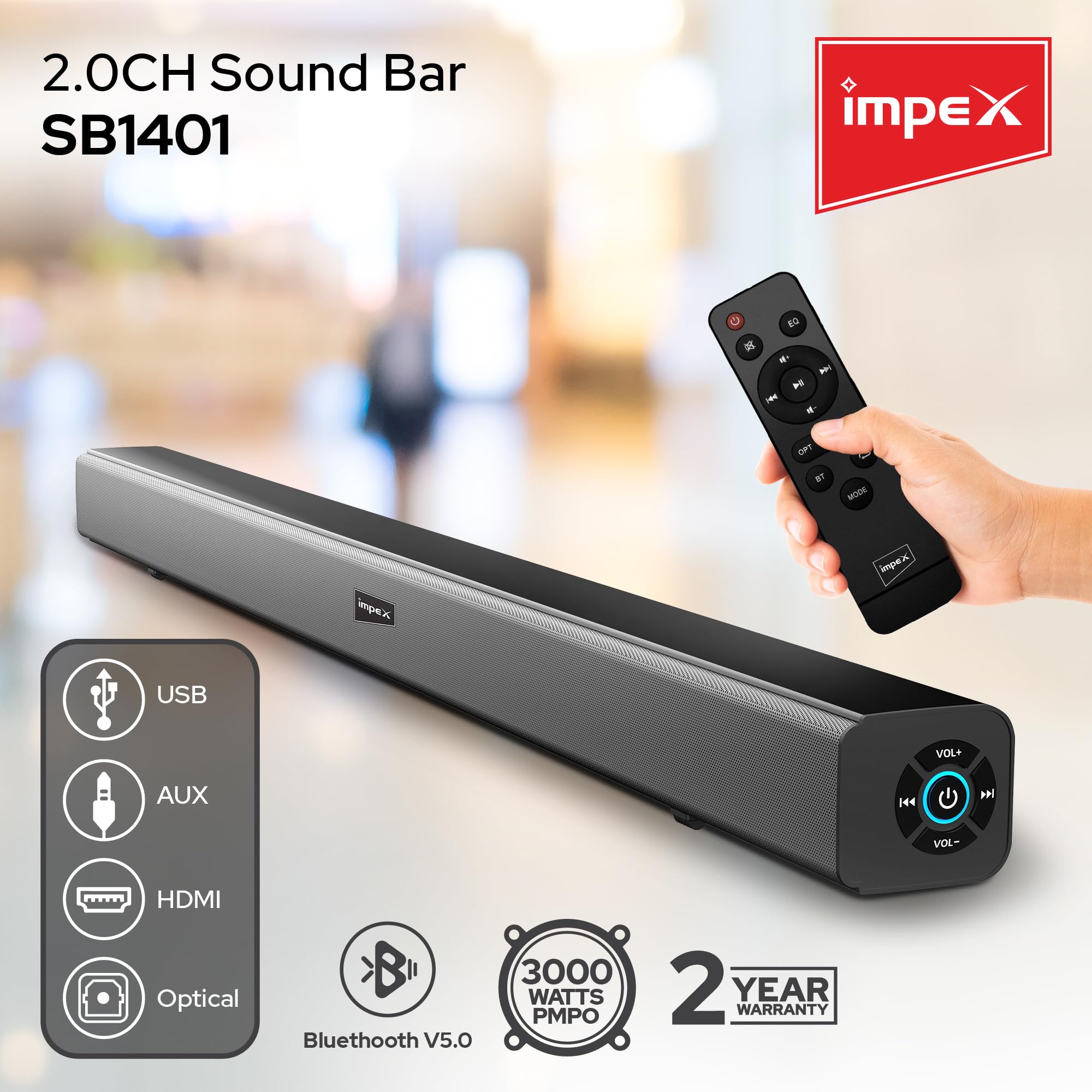 Soundbar Beatbeam Impex Sound Bar Price Buy Impex Ch Multimedia