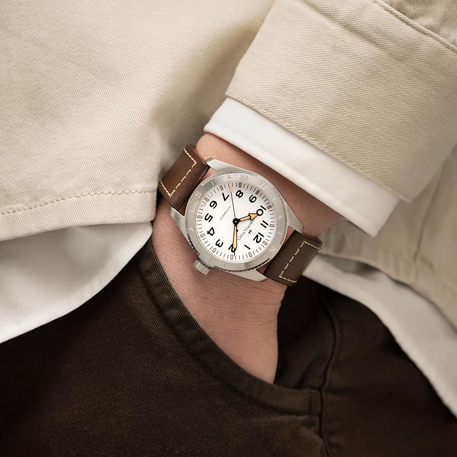 Hamilton 腕時計 ベージュレザー 81jfNi1moQL._AC_UY900_.jpg