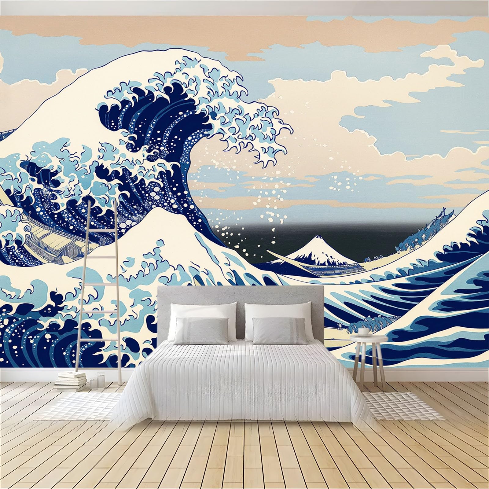 Papier Peint Intissé LIGHTHOUSE - Photo Murale Vague De Phare (7855) - Déco XXL Grandes Vagues