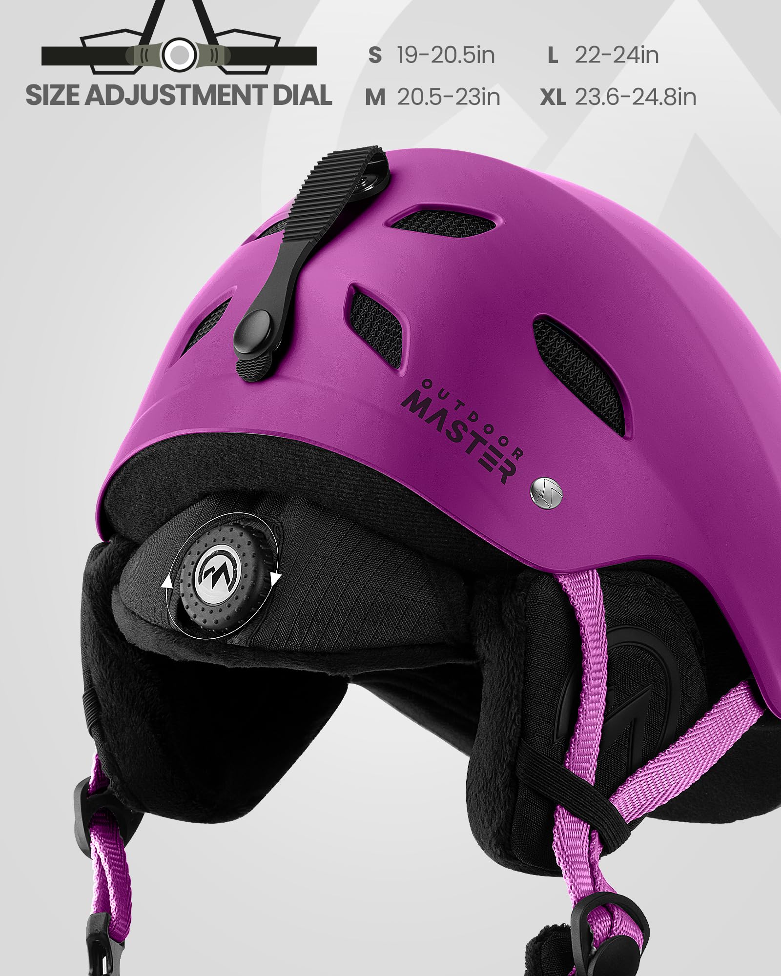 Amazon | OutdoorMaster スキー用ヘルメット にんしょう Ski Helmet